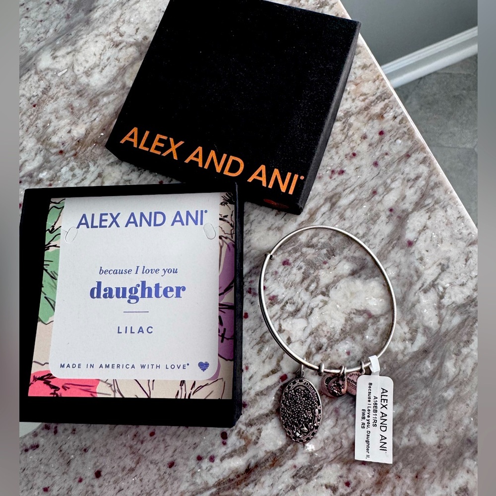 Alex and Ani Daughter Bracelet (Silver)